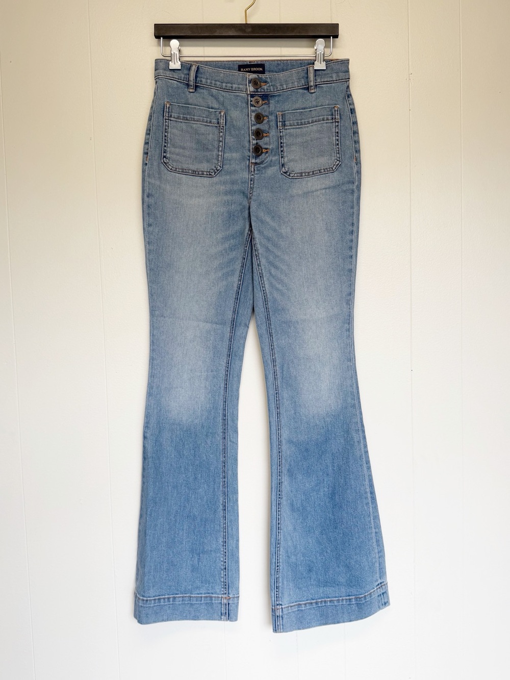 RAMY BROOK Cindy High-Rise Wide Leg Jeans Size 28 - Picture 3 of 12